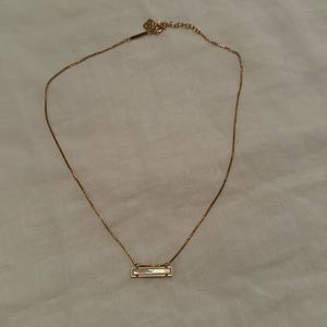 Kendra Scott rose gold necklace